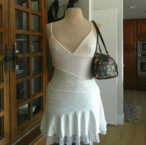 Princess Polly White Lace Mini Dress